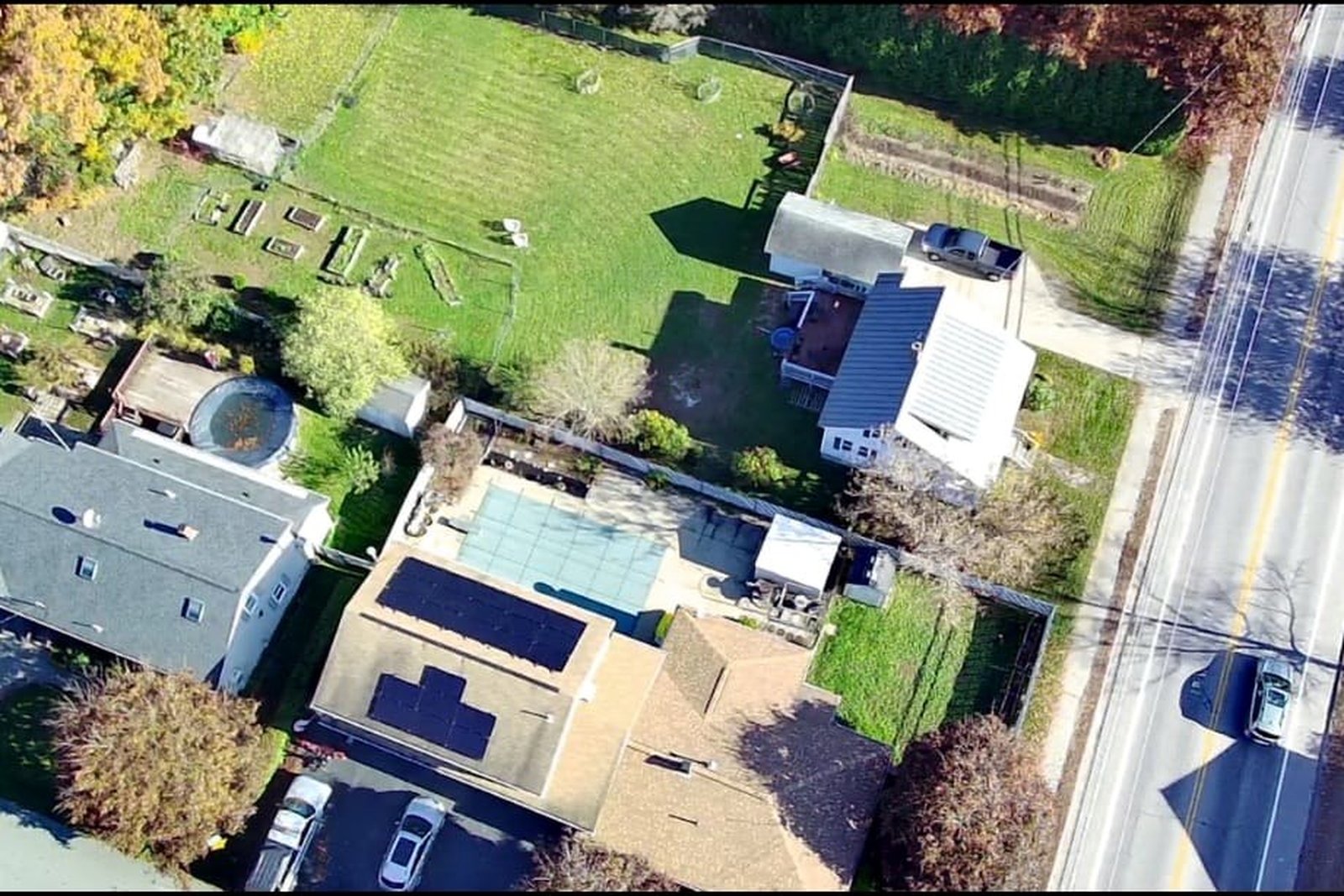 Completed roof system on residential home